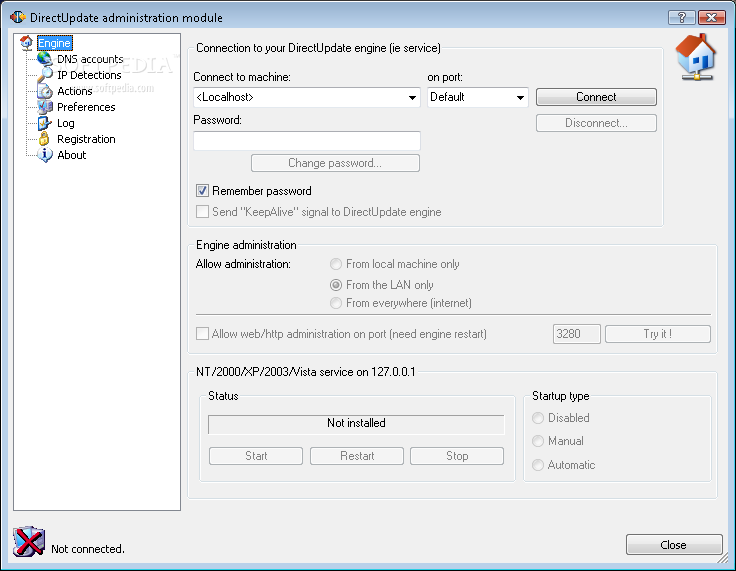 DirectUpdate v4.6.5.197 Multilingual [Позволяет заменить динамический IP-адрес на постоянный]